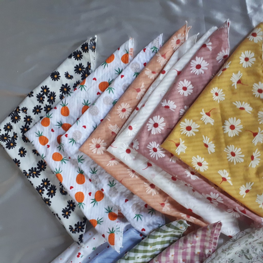 Khăn Turban Headband Bandana cute đủ các màu nhiều họa tiết hoa văn hoa quả dễ thương