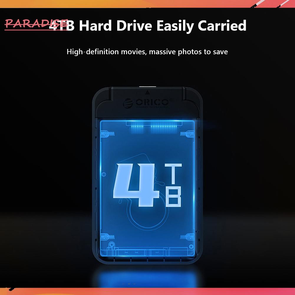 Hộp Đựng Ổ Cứng Ngoài Orico 2520c3 Type-C Hdd Ssd 4tb 2.5 Inch Sata | BigBuy360 - bigbuy360.vn