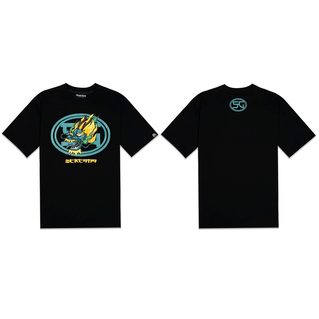 Áo thun Dragon - Đen - Street Gang