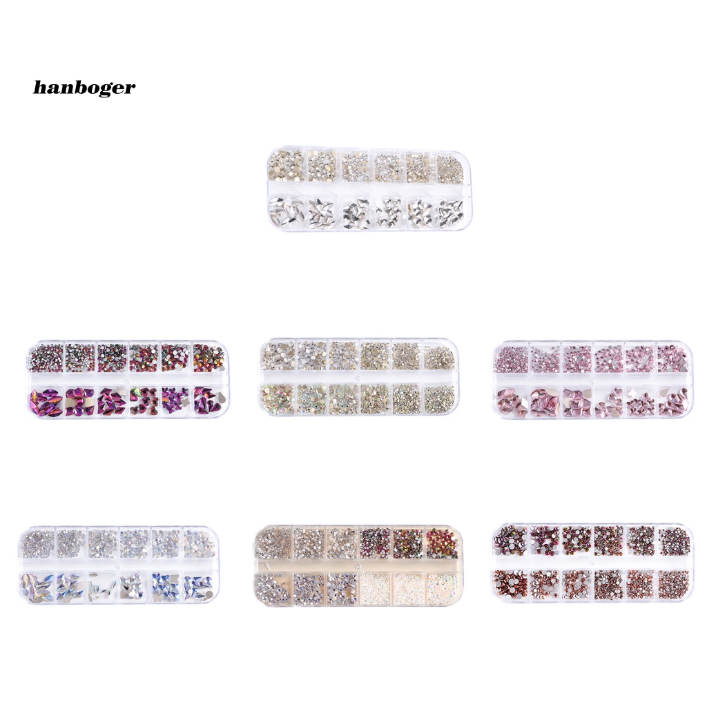 1 Hộp Hạt Charm Đính Trang Trí Móng Tay DIY