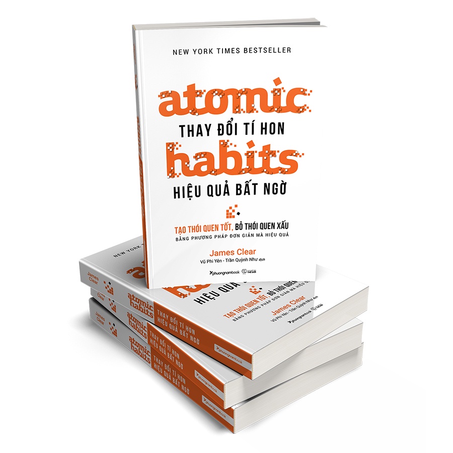 Sách Atomic habits Thay đổi tí hon Hiệu quả bất ngờ pn