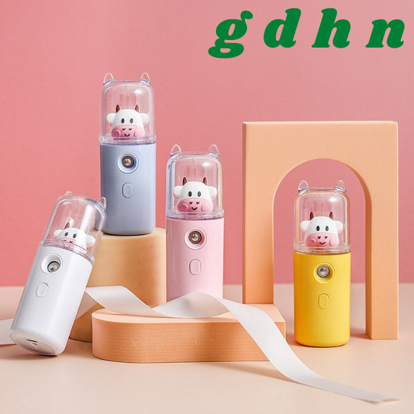 Máy Phun Sương Xông Hơi Mặt NaNo Mini Cầm Tay Hỗ Trợ Dưỡng Da Cấp Nước Hình Thú