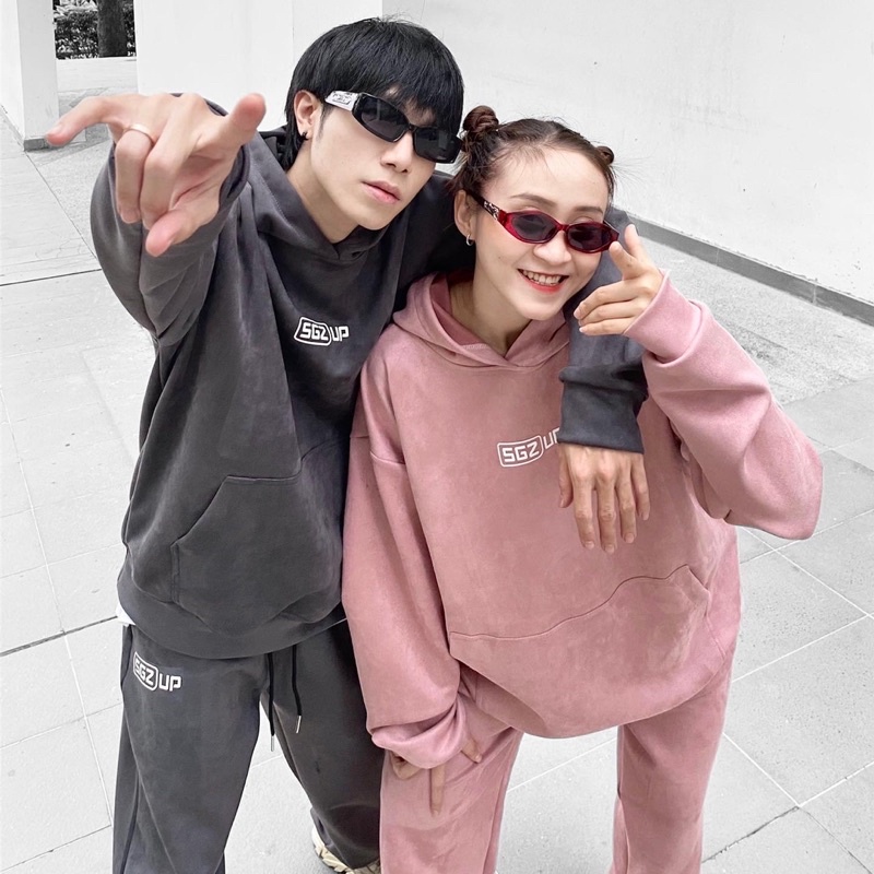 Áo HOODIE SUEDE da lộn - SAIGONZUP | BigBuy360 - bigbuy360.vn