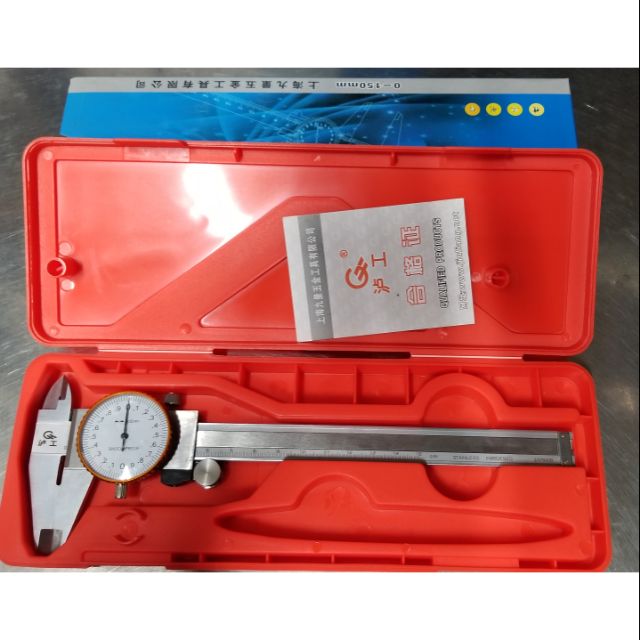 thước kẹp đồng hồ 150mm hàng thép cao cấp