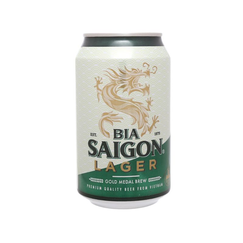 THÙNG BIA SAIGON LAGER [ 330ML x 24 Lon]