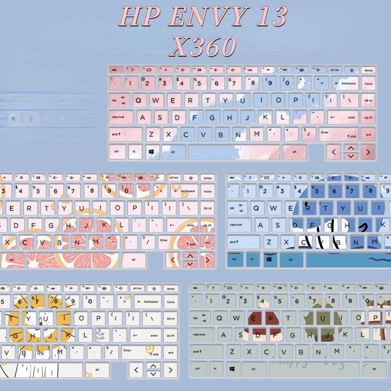 Phim Dán Bảo Vệ Bàn Phím Chống Bụi Họa Tiết Hoạt Hình Cho HP ENVY 13 13-ay 13-bd ENVY X360 Spectre X360 13 Inch