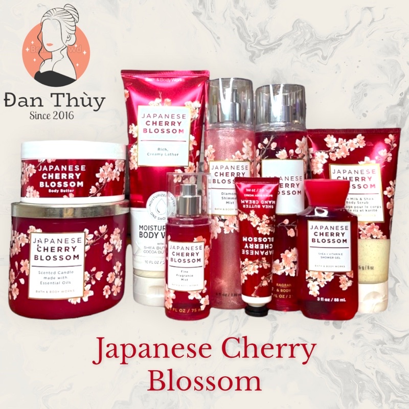 Xịt thơm toàn thân Body mist Japanese Cherry Blossom BATH & BODY WORKS