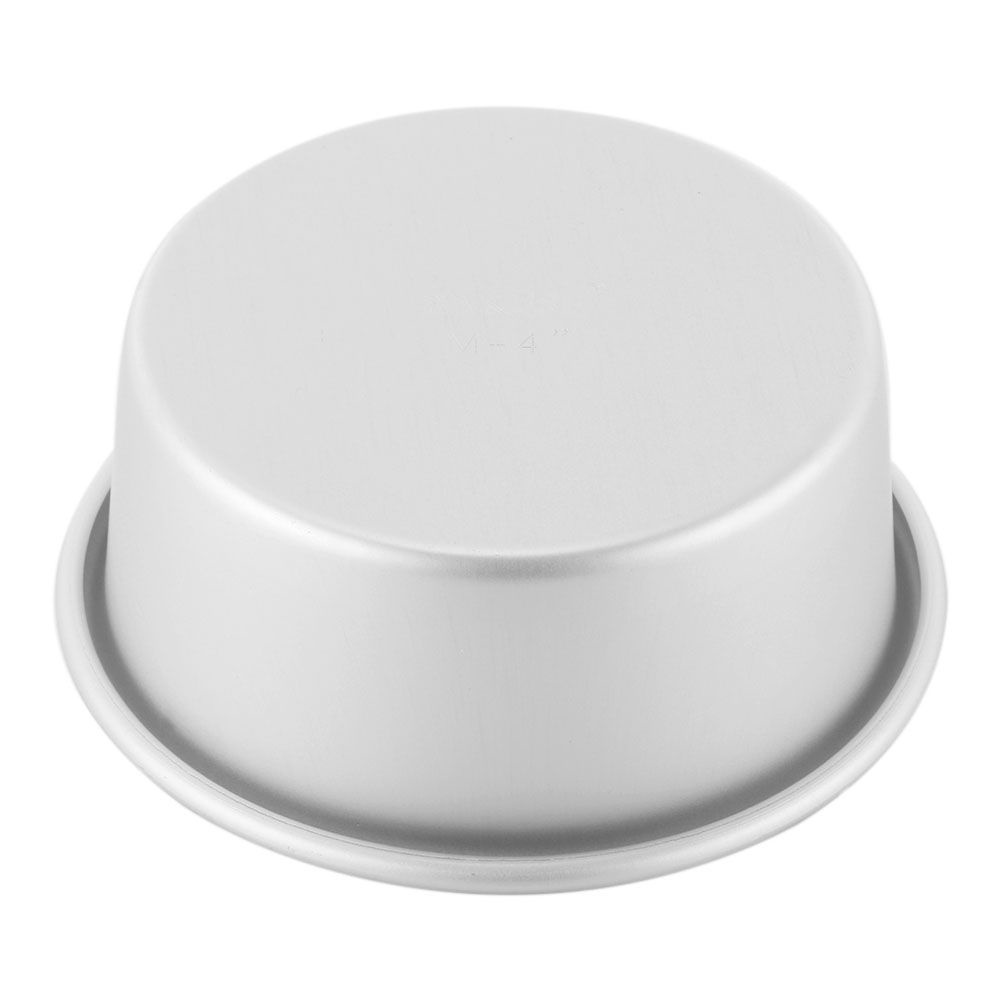 Khuôn Làm Bánh Pudding / Pudding / Pudding / Bánh Đáy Tròn Cố Định Bằng Hợp Kim Nhôm 4 / 6inch Diy