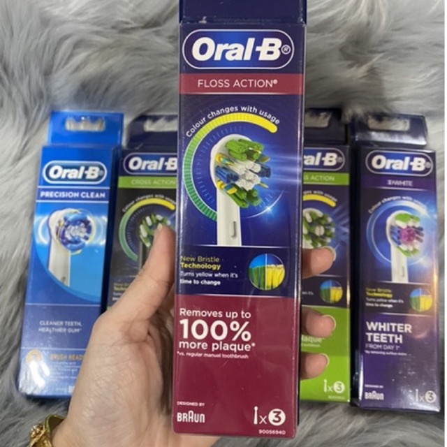 Set 3 Đầu Bàn Chải Điện Oral-B
