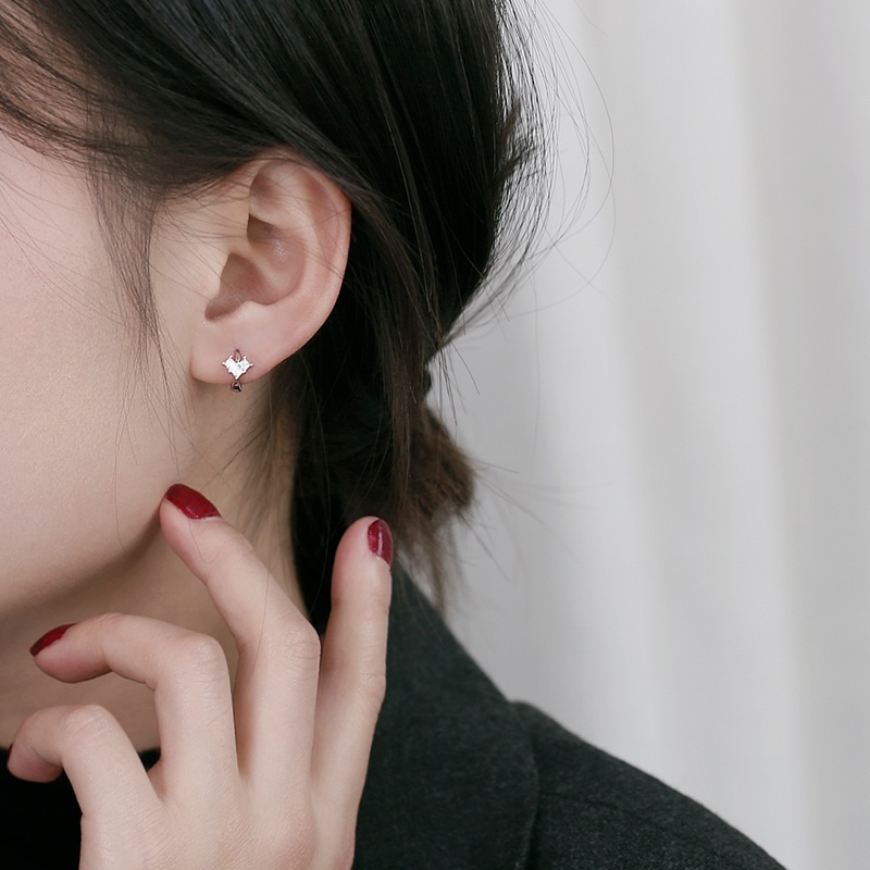 Khuyên Tai Nữ Khuyên Tai Tròn Khuyên Tai Hình Trái Tim Bằng Bạc 925 Không Gây Dị Ứng Cho Trẻ Em Và Phụ Kiện