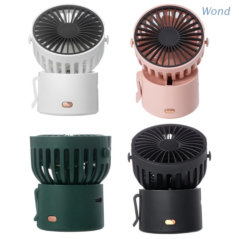 Quạt đeo cổ mini sạc USB 3 tốc độ tùy chỉnh tiện dụng cho gia đình/ văn phòng