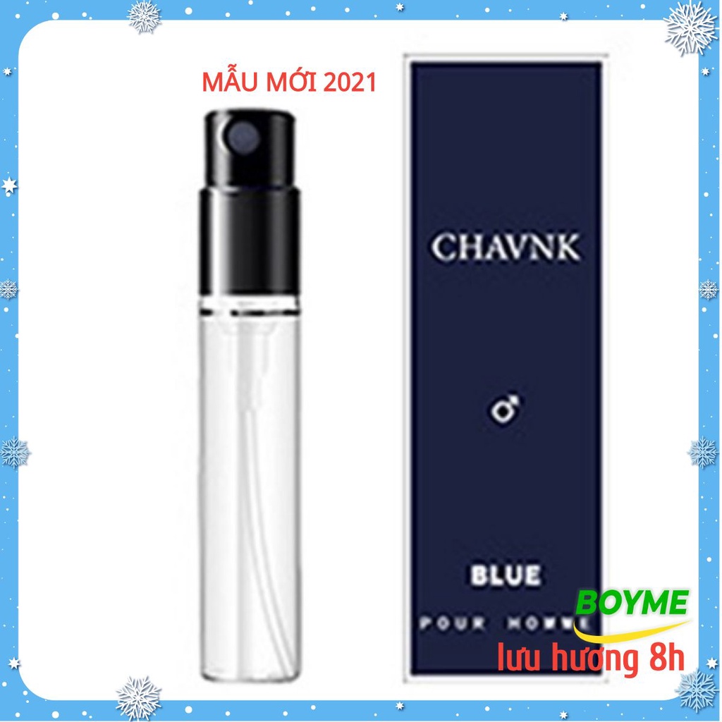 [TUYP 3ml] Nuoc Hoa Nam Mini Blue To Chavnk, Nước Hoa Nam Mạnh Mẽ,  Quyến Rũ, Thể Hiện Đẳng Cấp Phái Mạnh, Thể Tích 3ml