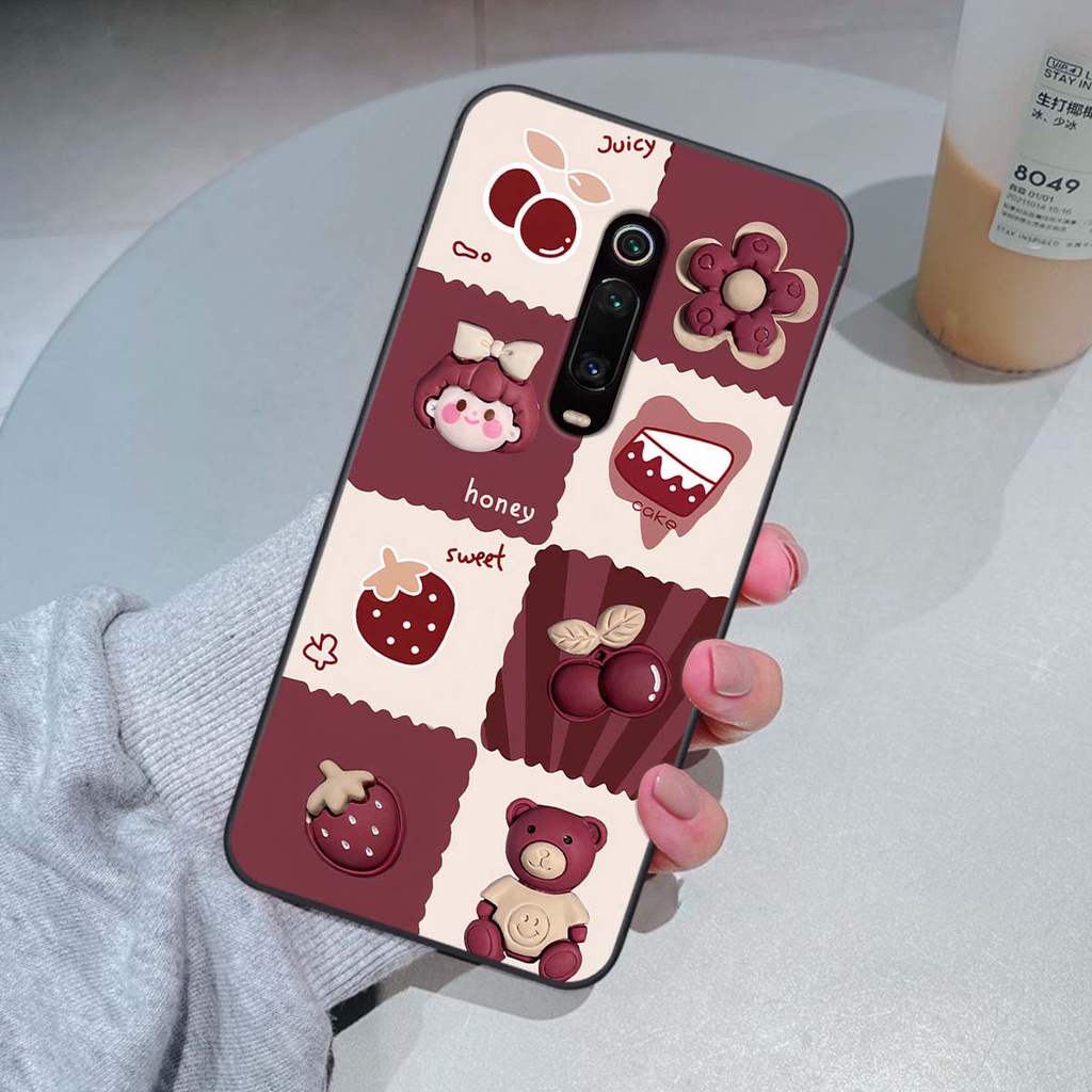 Ốp Xiaomi Redmi K20 / MI 9T in hình trái tim, caro kẹo ngọt đầy cá tính siêu đẹp siêu chất