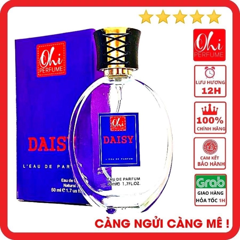 Nước Hoa Nữ OHI DAISY Hương Hoa Cỏ Phong Cách Gợi Cảm Quyến Rũ Thơm Lâu