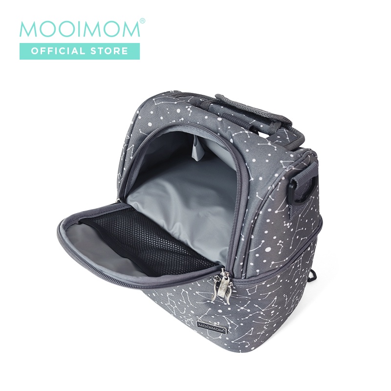 MOOIMOM Balo Giữ Nhiệt Bỉm Sữa Cao Cấp, Thiết Kế Nhẹ Và Nhỏ Gọn, Giữ Nhiệt Giữ Ấm Lên Tới 8h  A91819XZ