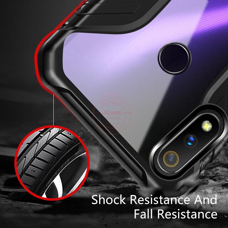 For OPPO Realme 3 Pro Case【Tire Stripe】Soft Rubber Hard Transparent Back Slim Thin Cover