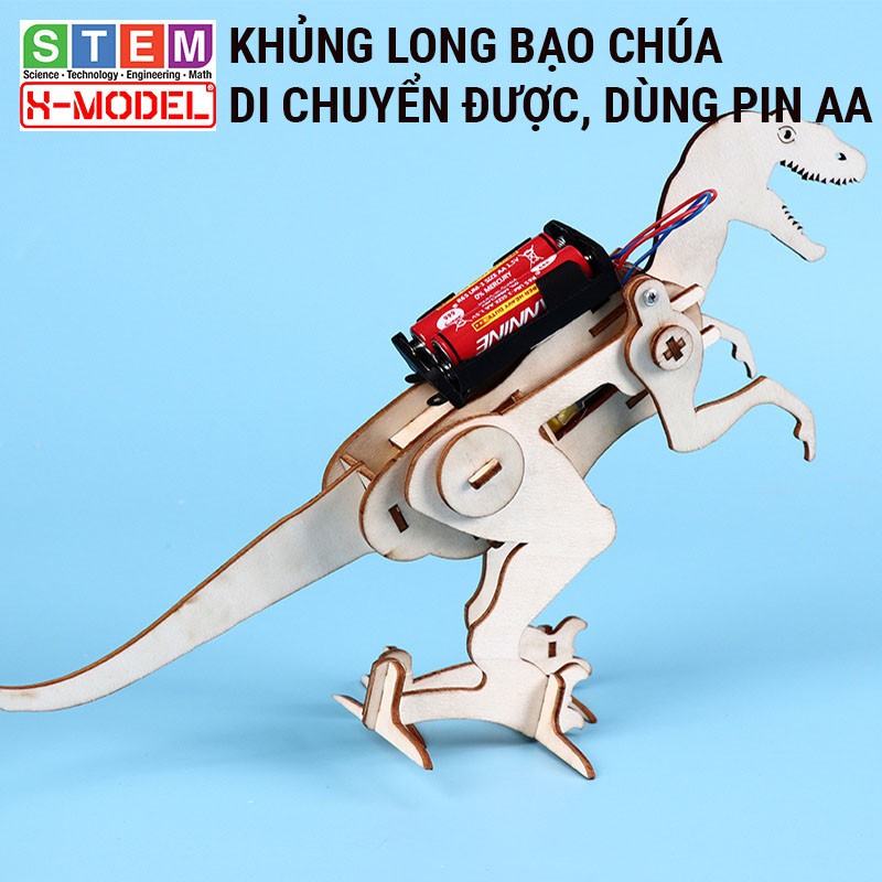 Đồ chơi thông minh, sáng tạo STEM Mô hình lắp ráp Khủng long X-XMODEL cho bé, Đồ chơi cho bé DIY| Giáo dục STEM, STEAM