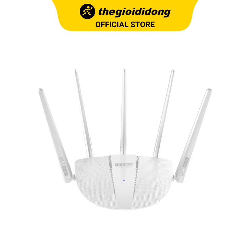 Bộ Phát Sóng Wifi Router Chuẩn AC1200 Băng Tần Kép Totolink A810R Trắng