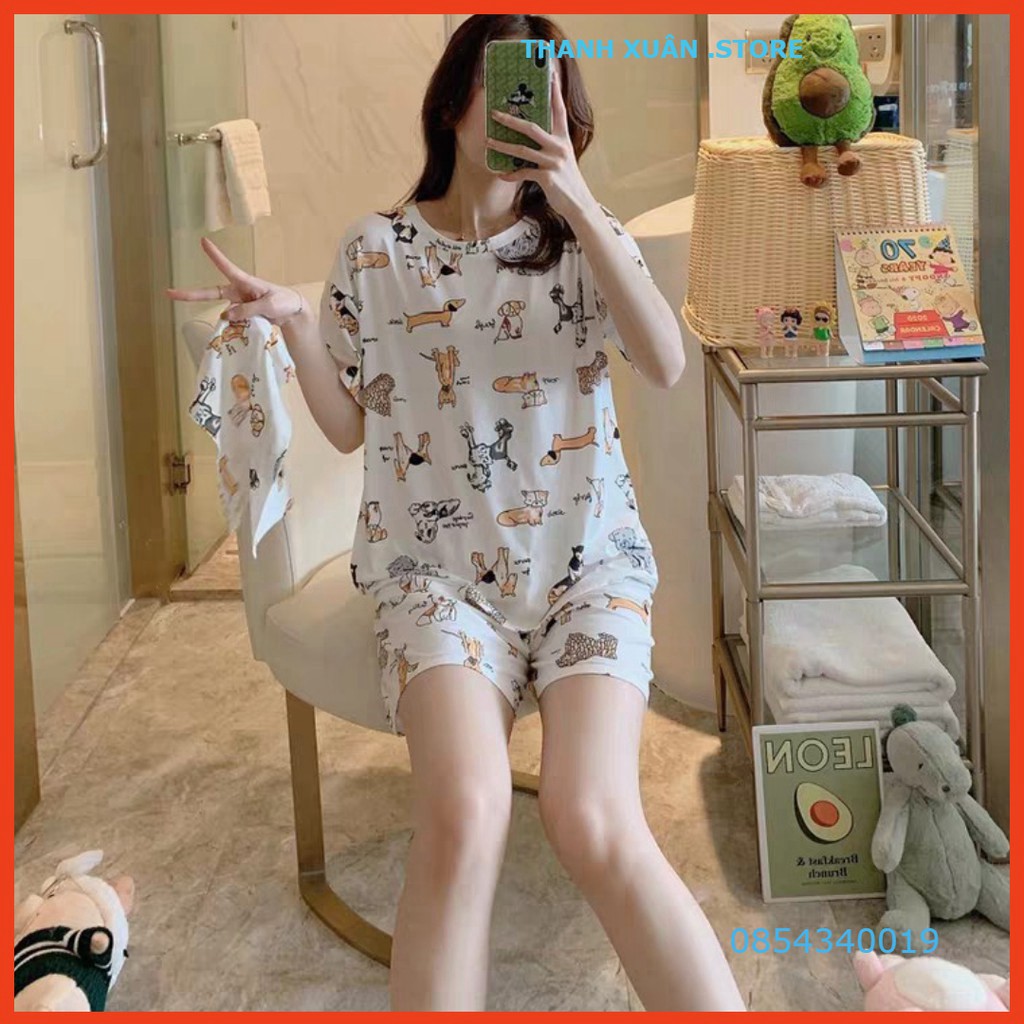 BỘ NGỦ HÌNH KAWS QUÁI VẬT - SET BỘ HÌNH CẬU BÉ - BỘ MẶC NHÀ HÌNH CHÓ CÚN CUTE 👗 💝 - TXShop