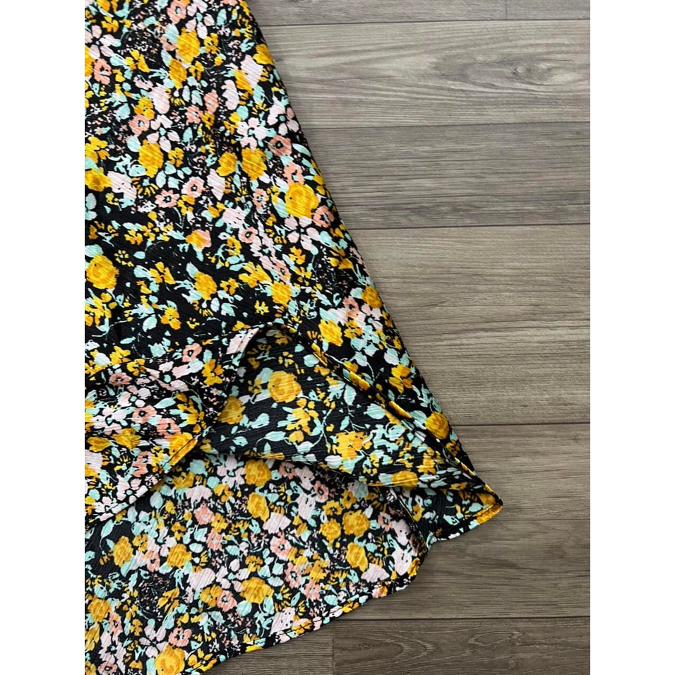Váy 2 dây hoa vàng BCBG - hàng dư xịn của hãng