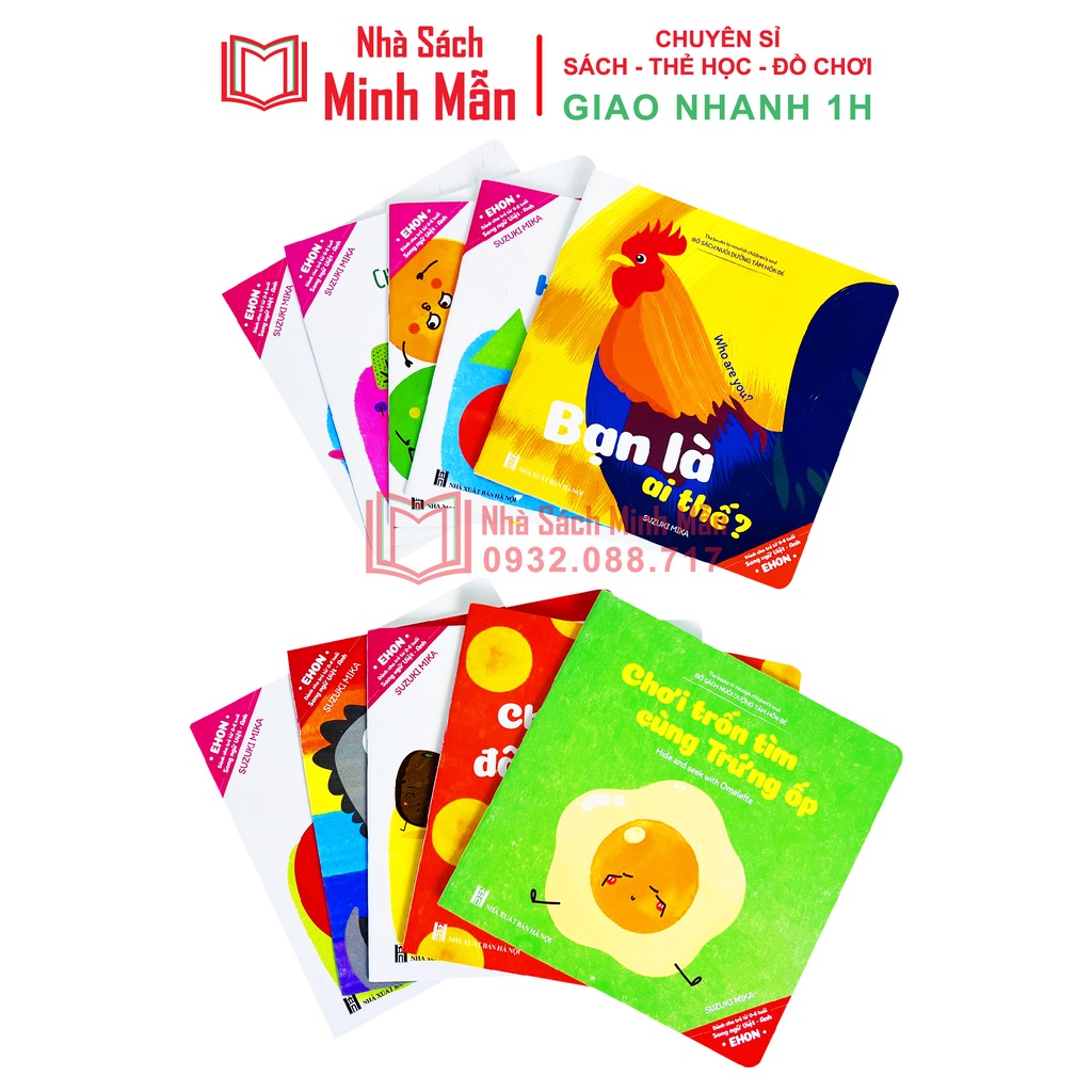 Sách - Ehon Song ngữ Việt Anh Cho Bé từ 0 đến 6 tuổi