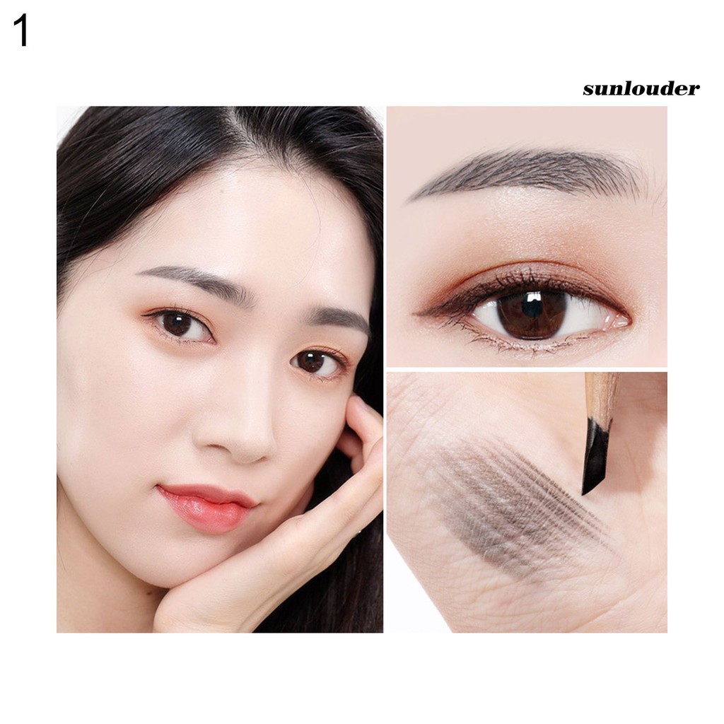 Bút Kẻ Lông Mày Bằng Gỗ Tự Nhiên Lâu Trôi Không Nhòe Dành Cho Nữ