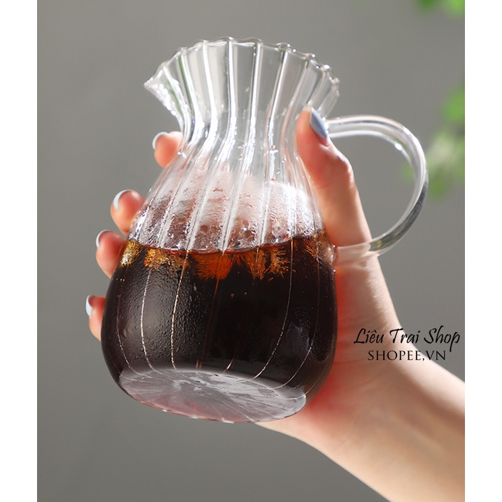 Bình cà phê bình chia phục vụ cafe bình chứa cà phê coffee server 500ml