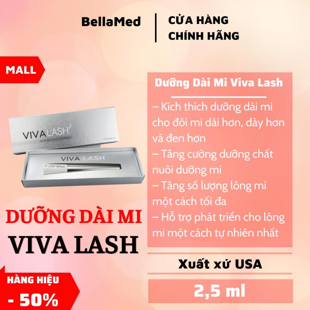 Serum Dưỡng Dài Lông Mi Vivalash 2,5ml - Hàng Mỹ