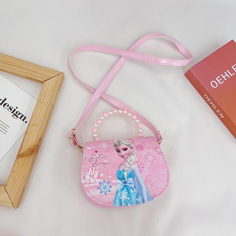 Túi Xách Đeo Vai Công Chúa Elsa Đáng Yêu Thời Trang Cho Bé Gái
