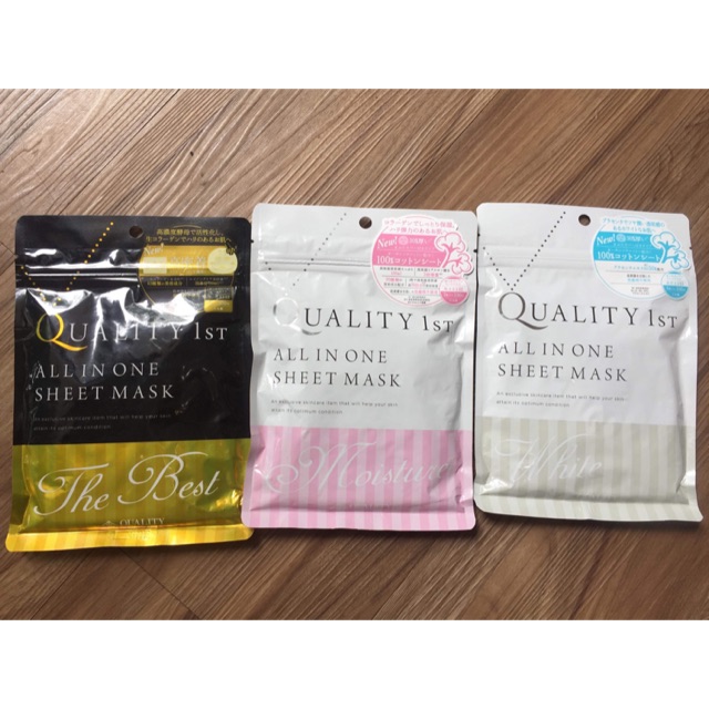 [CAM KẾT CHUẨN AUTH] Mặt nạ Quality First All in one Sheet Mask Nhật Bản