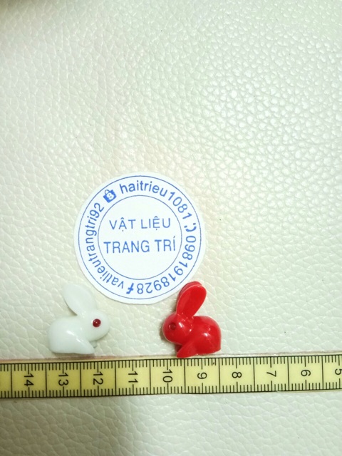 Thỏ tutu phụ kiện trang trí nhà búp bê