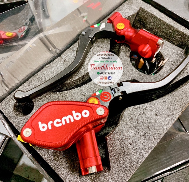 Tay thắng brembo bình dầu liền