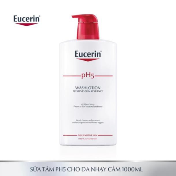 Sữa tắm dành cho da nhạy cảm Washlotion pH5 Eucerin 1000ml (Date 2024)