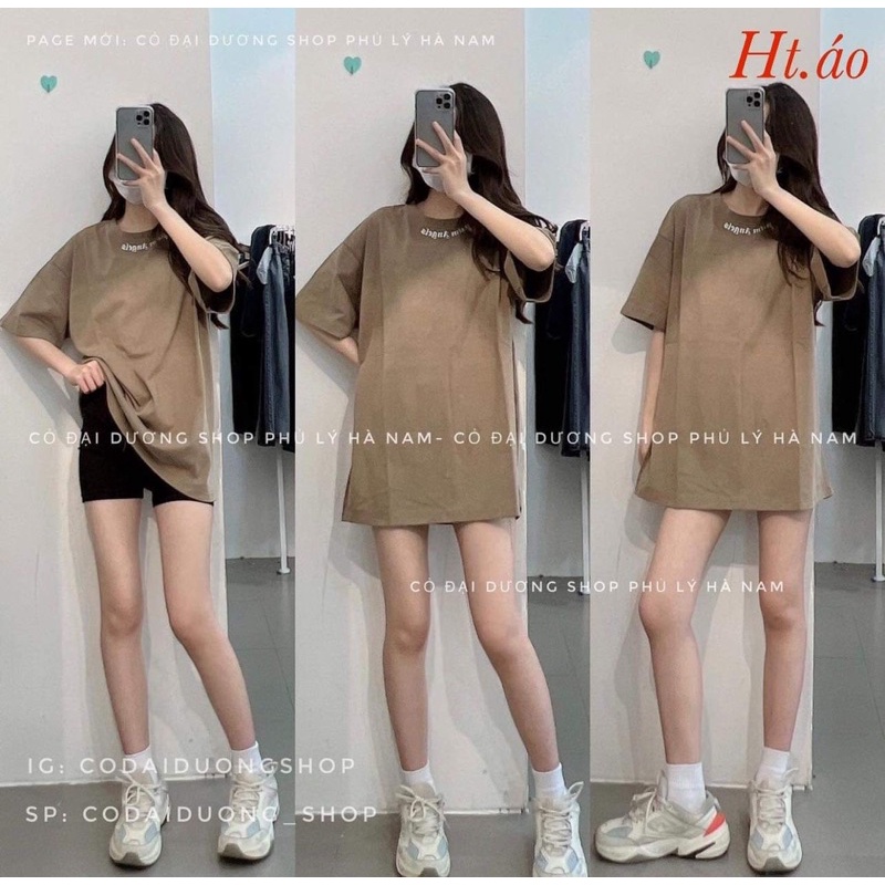 Áo phông vòng cổ plam nhỏ HT11