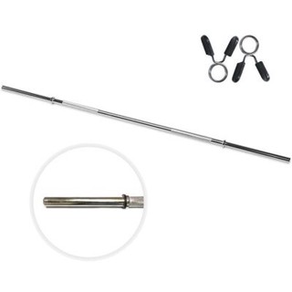 Đòn tạ 2.2m phi 27 inox hàng siêu đẹp