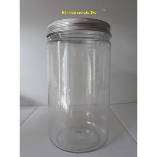 10 Hũ nhựa pet dày cứng cao cấp 1 kg nắp bạc giá 200k