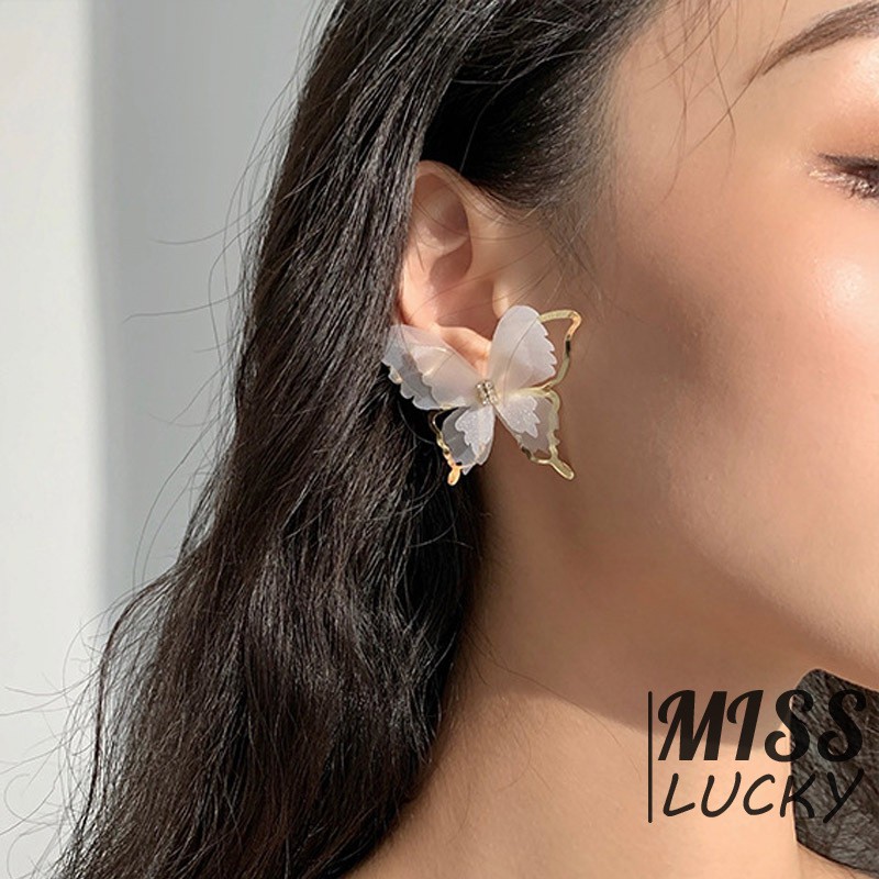 VN BUTTERFLY NEW Khuyên Tai Nữ Kiểu Dáng Thời Trang Cá Tính