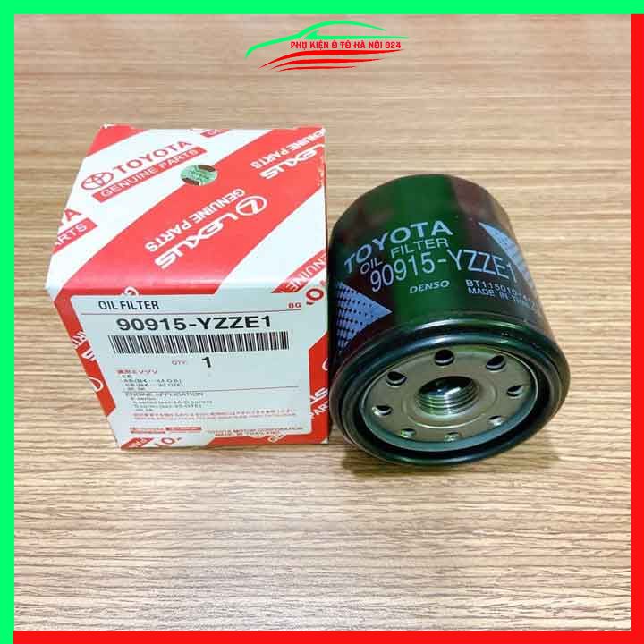 Lọc dầu, lọc nhớt động cơ cho xe Toyota Vios, Yaris, Altis, Wigo, Camry Mã 90915-YZZE1
