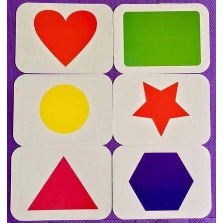 Bộ thẻ học thông minh cho bé sơ sinh Flashcard loại to khổ A5 đồ chơi giáo dục sớm cho trẻ từ 0 đến 6 tuổi