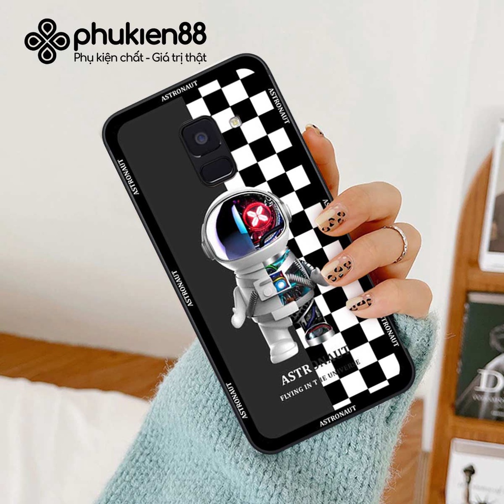 Ốp lưng điện thoại Samsung A6 2018 / A6 Plus / A6+ astronaut, bear leopart, sheep, vỏ ốp rẻ bền đẹp