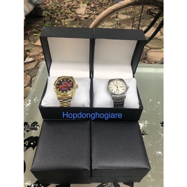Hộp đồng hồ da cao cấp