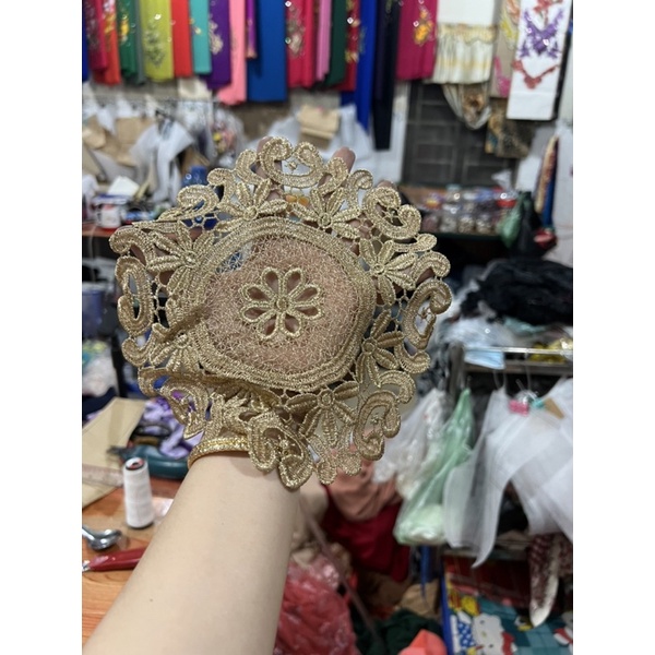 tấm tròn trang trí áo dài 22cm