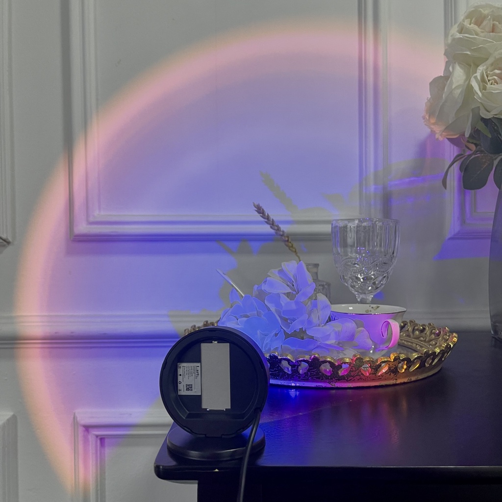 Đèn sunset Hoàng Hôn LART SL001 hỗ trợ chụp ảnh trang trí có mini