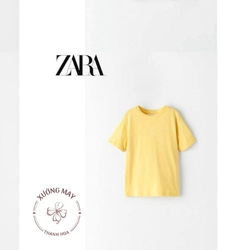Áo zara thun cộc tay chất liệu cotton cao cấp thoáng mát