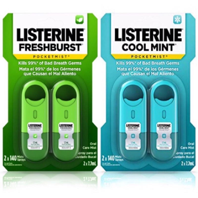 [Hoả Tốc] Listerine Cool Mint Pocket Mist xịt thơm miệng