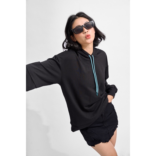 Áo hoodie Maybi form rộng có nón