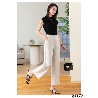 Quần Linen Lụa Ống Suông - Q1179