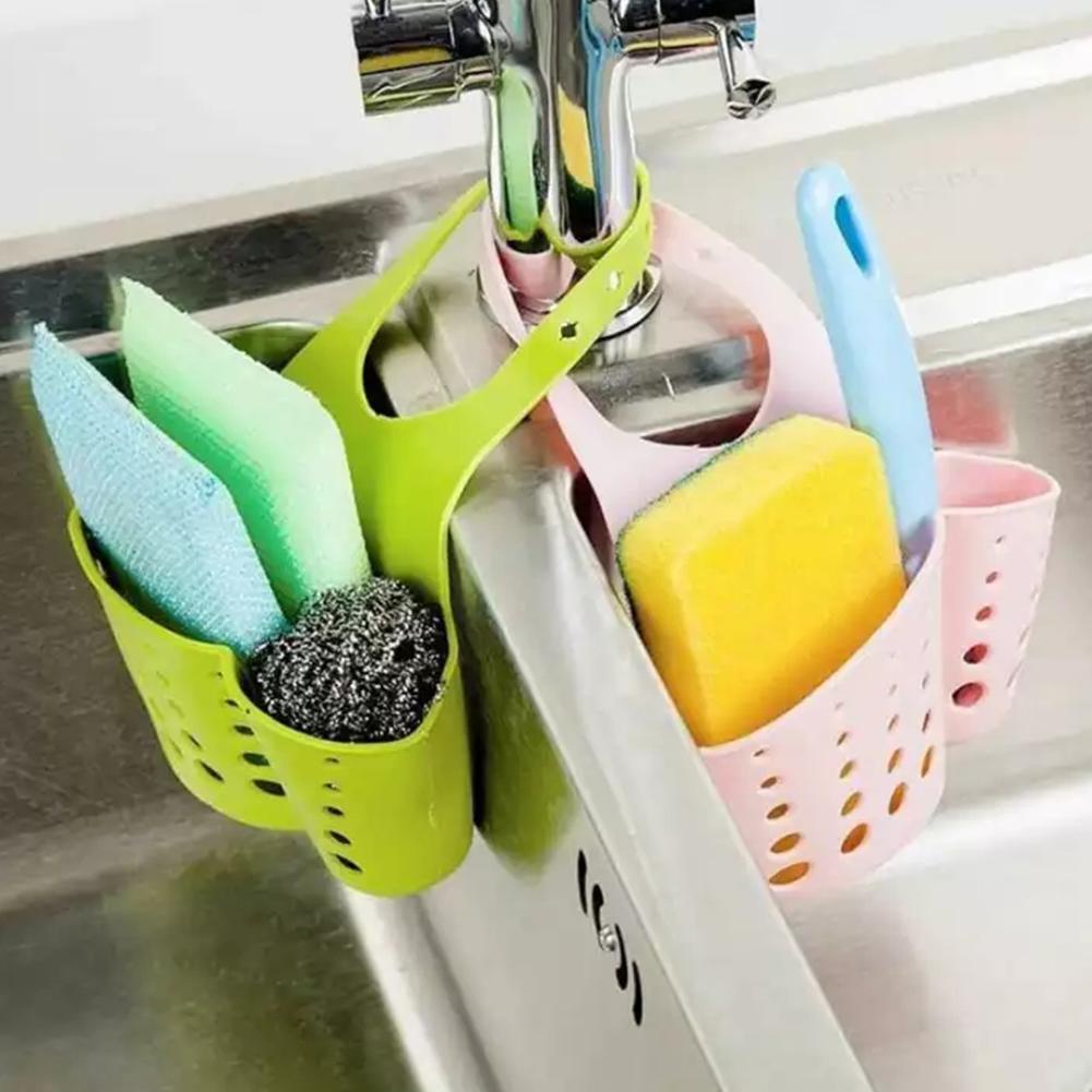 Giỏ Treo Bồn Rửa Chén Đựng Mút Rửa Chén D8C5 Tùy Chỉnh Tiện Dụng Cho Nhà Bếp
