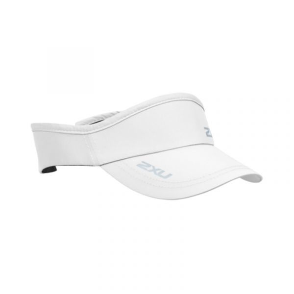 Mũ 2XU RUN VISOR UNISEX UQ5686F-WHTWHT