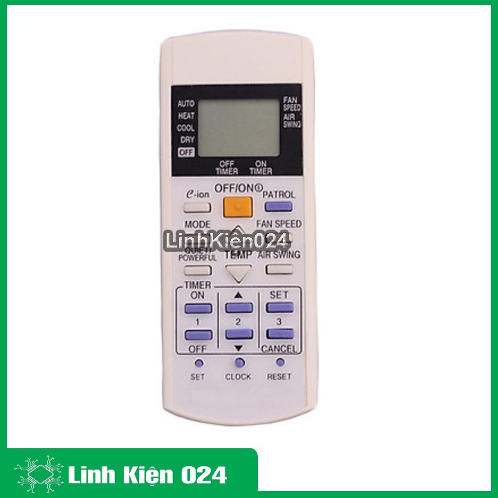 Điều Khiển Điều Hòa Panasonic Loại 15 Nút Nhấn - BH 1 tháng